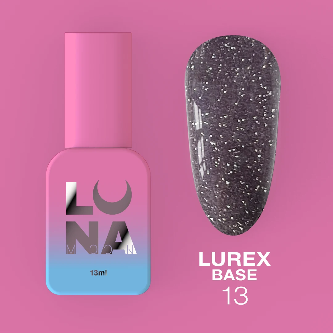 ᐉ LUNA Lurex Base #13, Reflective, світловідбиваюча база, 13 ml ...