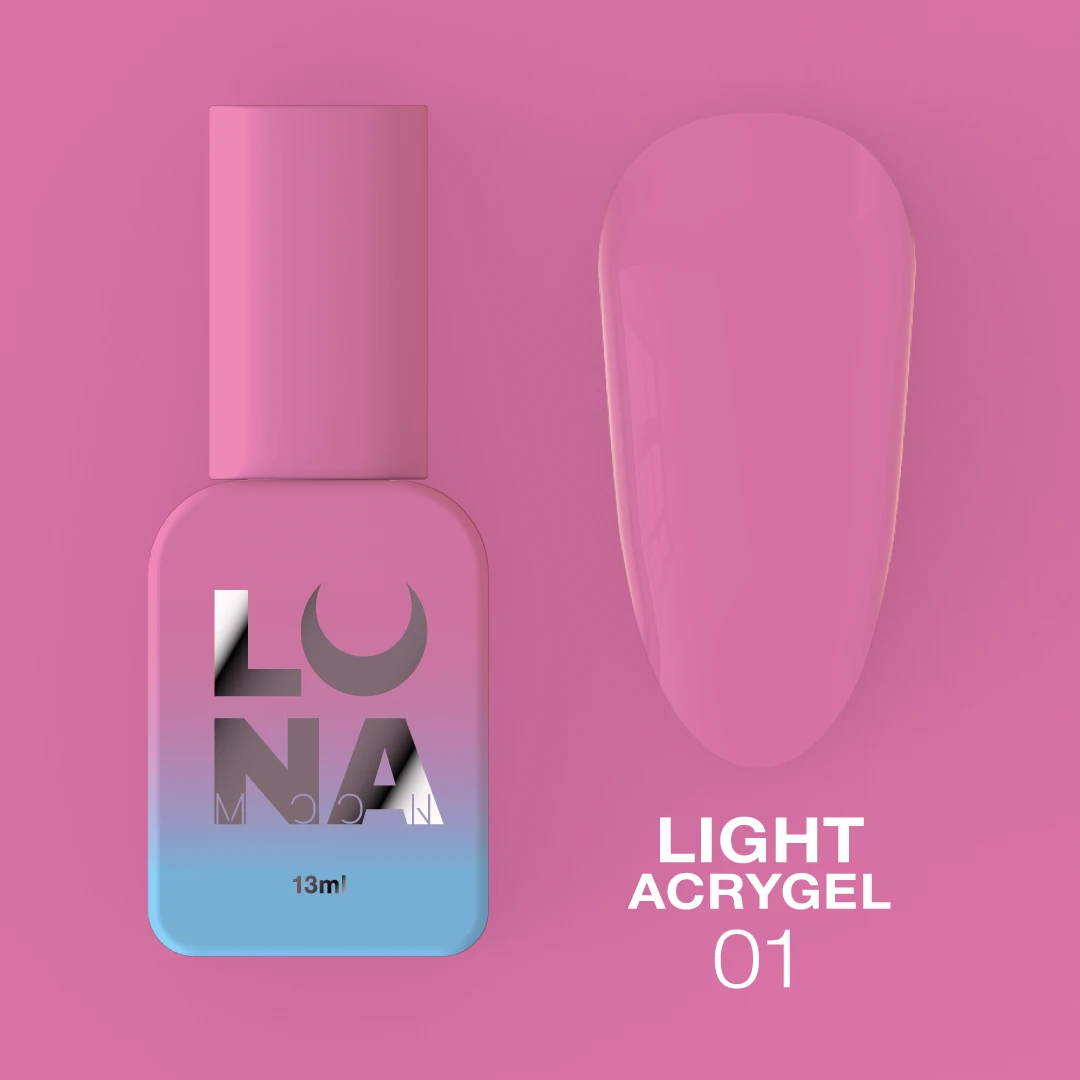 ᐉ LUNAmoon. Light Acrygel #1 Clear, 13 ml, рідкий гель, прозорий ...