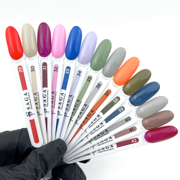SAGA. Gel Polish "Сolorist", #042, 10 ml. Gel Polish #3