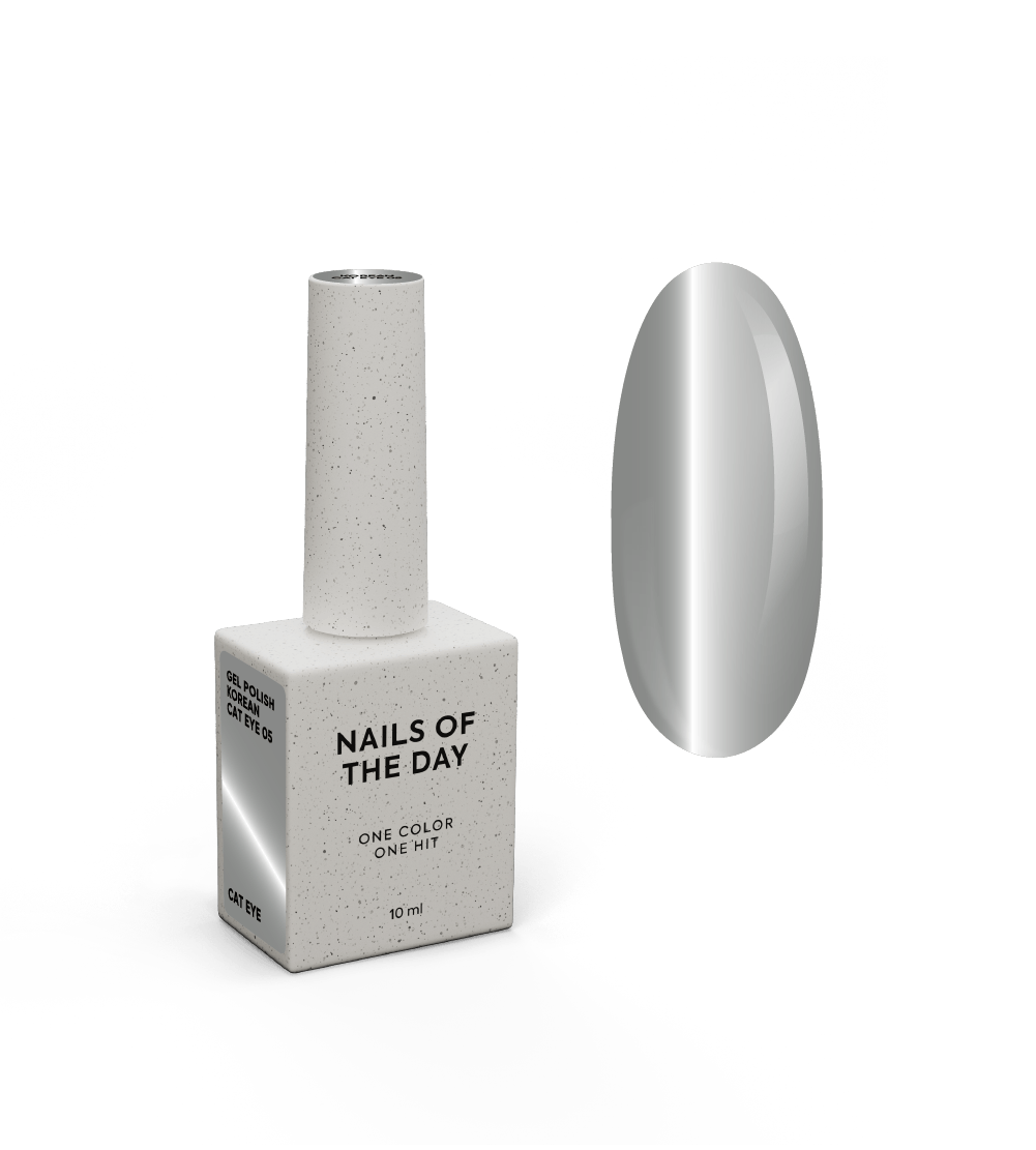 NOTN. Korean "Cat eye" Gel Polish #05, 10 ml, gel polish "cat eye" silver #1