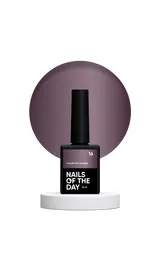 NOTD. Color Top, Vitrage #16, 10 ml. Вітражний топ без липкого шару, напівпрозорий припилений сливовий #1