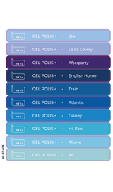 HEYLOVE. Набір наклейок для демонстраційних тіпс. Gel polish, Basic collection, #5 #1