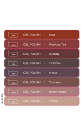 HEYLOVE. Набір наклейок для демонстраційних тіпс. Gel polish, Basic collection, #7 #1