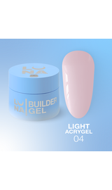 LUNAmoon. Light Acrygel #4 Milky nude, 50 ml, рідкий гель, молочний нюд #1