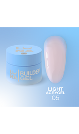 LUNAmoon. Light Acrygel #5 Pink nude, 50 ml, рідкий гель, рожевий нюд #1