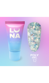 LUNAmoon. Polygel #12, 30 ml, полігель #1
