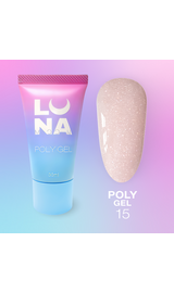 LUNAmoon. Polygel #15, 30 ml, полігель #1