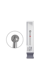 GA&MA. Carbide nail drill bit, Ball, 4 mm, Red. Фреза алмазна "Куля", червона, Ø 4 мм #1