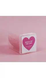 NOTD. Lint-free perforated wipes, hearts, 200 pcs. Безворсові серветки для манікюру перфоровані, у формі сердечок, 200 шт #1