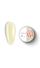 GA&MA. Simple builder gel, #56, Light butter, 30 ml,  гель без опилу, Світле вершкове масло #1