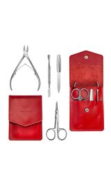 RAIZ. Manicure set, 4 pcs, red. Манікюрний набір, 4 предмети, червоний #1