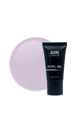 ADORE. Аcryl Gel, #07, ash, 30 ml, clear. Акрил-гель, димчасто-попелястий #1