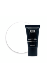 ADORE. Аcryl Gel, #09, coconut, 30 ml, clear. Акрил-гель, прохолодний молочний #1