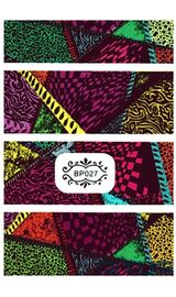 KODI Наліпки для нігтів, кольорова абстракція #1