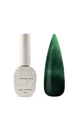 SAGA. Cat's Eye Gel Polish "Dream Cat", #09, 10 ml. Гель-лак "Котяче око" кришталевий #1