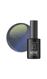 ADORE. Cat's Eye Gel Polish, #U-04, 8 ml. Гель-лак "котяче око"-хамелеон, блакитний із бронзовим відблиском #1