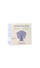 TOUCH. Universal Nails Forms, 300 pcs, Універсальні форми для нарощення, 300 шт #1
