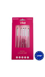 ZOLA. Brushes. Brow Update Set. Набір пензлів для брів, 5 шт #1