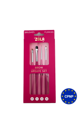 ZOLA. Brushes. Update Set. Набір пензлів для брів, 4 шт #1