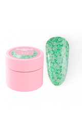 УЦІНКА / LUNAmoon. Bubble Gel #10, 5 ml, гель для дизайну з блискучими частинками #1