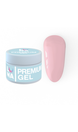 УЦІНКА / LUNAmoon. Premium Builder Gel #20 Powder pink, 15 ml, моделюючий гель, пудровий рожевий #1