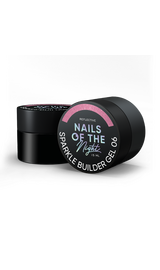 УЦІНКА / NOTD Sparkle Builder Gel №06, 15 ml, світловідбиваючий будівельний гель (персиковий) #1