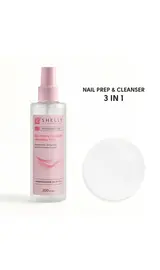 SHELLY. Nail Prepr & Cleanser Universal 3 in 1, 200 ml. Універсальний засіб 3в1 для знежирення, дегідрації та зняття липкого шару #1