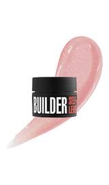 УЦІНКА / KODI. Builder self-level gel, Beige Shine, 13 g. Моделюючий самовирівнюючий гель, бежево-рожевий з гліттером #1