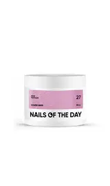 УЦІНКА / NOTD. Cover Base, NEW Formula #27, 30 ml, рожева камуфлююча база зі срібним шимером #1