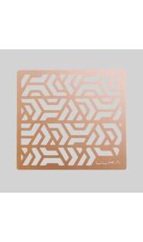 Ülka. Ventilation grille for nail dust collector Premium, Rose gold. Решітка для манікюрної вбудованої витяжки, рожеве золото #1