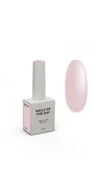 NOTD. Bottle Gel, shimmer, #46, 10 ml, надміцний гель для укріплення нігтів, молочно-рожевий зі сріблястим шиммером #1