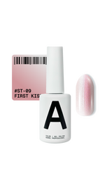 ADORE. Cat's Eye Gel Polish, #ST-09, First Kiss, 12 ml. Гель-лак "котяче око" перламутровий, попелясто-рожевий #1