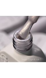 SAGA. Cat's Eye Gel Polish "Crystal Cat", #01, 10 ml. Гель-лак кришталеве "Котяче око" #1