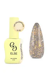 ELSE. Top Goldenflash, 12 ml. Топ світловідбиваючий, золотий #1