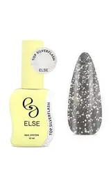 ELSE. Top Silverflash, 12 ml. Топ світловідбиваючий, срібний #1