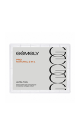 GÉMELY (ex GA&MA). Upper forms, Natural 2 in 1, Ultra Thin, 120 pcs. Верхні форми "Натуральні" 2 в 1, надтонкі #1