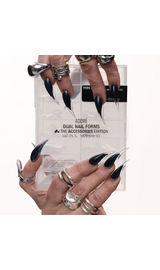 ADORE. Dual nail forms Type 8, Cat's claw Mini, Extra high, 120 pcs. Верхні форми, короткі котячі кігті #2