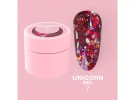 LUNAmoon. Unicorn Gel #7, 5 ml, гель для дизайну з блискітками #1