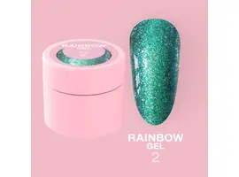 LUNAmoon. Rainbow Gel #2, 5 ml, гель для дизайну з ефектом хамелеону #1