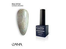GA&MA. Gel polish Disco cat #19, гель-лак світловідбиваючий «Котяче око», 10 ml ( попередня упаковка) #1