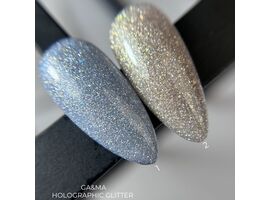 GA&MA. Reflective Gel polish, HOLOGRAPHIC GLITTER #1, 10 ml, гель-лак світловідбиваючий ( попередня упаковка) #2