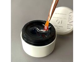 УЦІНКА / GA&MA. Universal builder gel, #1 Clear, 15 ml, гель без опилу, прозорий, рідкий #1