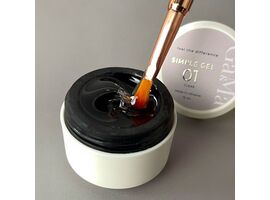 УЦІНКА / GA&MA. Simple builder gel #1 Clear, 15 ml, гель без опилу, прозорий #1