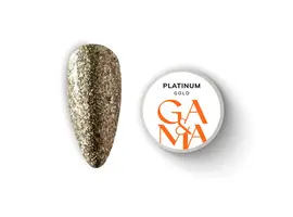 GA&MA. Platinum GOLD, 5 g, Гель для дизайну, рідка поталь #1