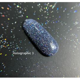 Ga&Ma Gel polish HOLOGRAPHIC 3, гель-лак світловідбиваючий, 10 ml #1