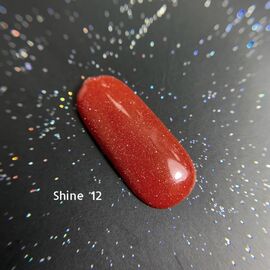 GaMa Reflective Gel polish SHINE #12, 10 ml, гель-лак світловідбиваючий #1