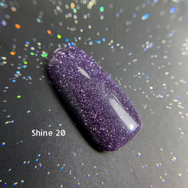 Ga&Ma Gel polish SHINE 20, гель-лак світловідбиваючий, 10 ml #1