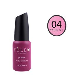 EDLEN Рідкий гель Water gel № 4, яскраво рожевий, 9 ml #1