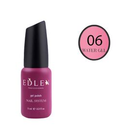 EDLEN Water gel №6 Рожевий нюд, 9 ml, гель рідкий #1