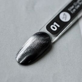SILLER Gel Polish Сrystal Eye №1, кришталева кішка, 8 ml, гель-лак #2